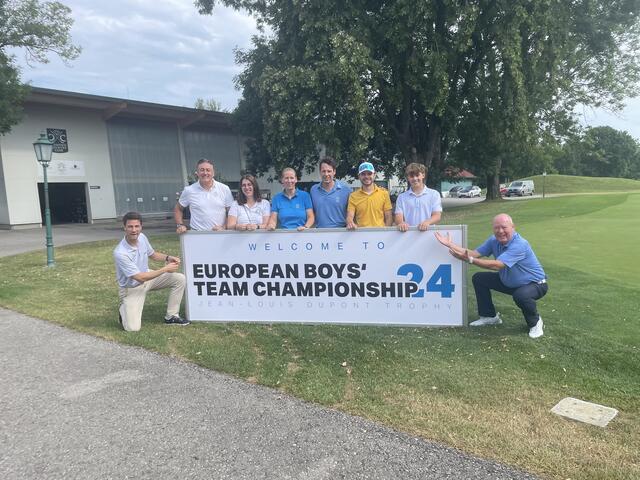 Michael Thannhäuser, Geschäftsführer EGA, Stephan Vogl - Clubmanager Diamond Country Club
Nadine Steidl - Golfrezeption Diamond Country Club
Beate Stannarius - Hotelrezeption Diamond Country Club
Christian Guzy Jun - Eigentümervertreter Diamond Country Club
Johannes Krug - Turnierbüro
Lukas Zeiler - Turnierbüro
Yves Hofstetter - Chairman EGA | Foto: Victoria Edlinger