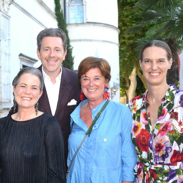 Ina Maria Lerchbaumer mit Claudia Kulterer und Ehepaar Mahrer