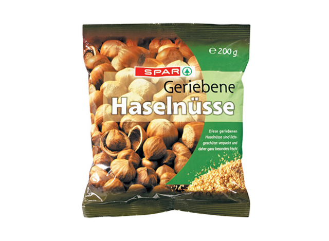 Spar ruft „Spar Haselnüsse gerieben 200g“ mit dem Mindesthaltbarkeitsdatum 30.04.2025 zurück. | Foto: Spar