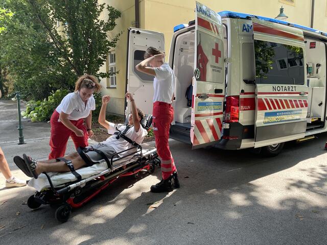 In Tulln konnten die Jugendlichen viele Eindrücke sammeln.  | Foto: Victoria Edlinger