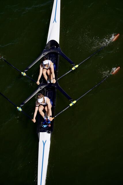 Louisa Altenhuber und Lara Tiefenthaler werden in wenigen Tagen für Österreich bei den Olympischen Spielen in Paris im Rudern antreten. | Foto: WRK Donau