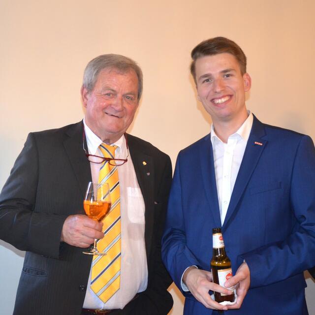 Toni Schaubach und Markus Steinmetz, juristischer Referent der WK Oberkärnten
