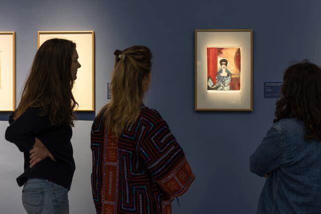 Else Blankenhorn, Ohne Titel [Selbstbildnis als Sängerin], 1908-1919, Öl auf Leinwand | Foto: NÖ Museum Betriebs GmbH/Theo Kust