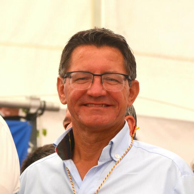 Bauernbundabmann Siegfried Huber war auch gekommen