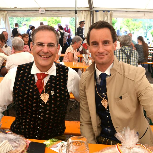 Die Bürgermeister aus Ossiach und Deutsch-Griffen, Gernot Prinz und Michael Reiner