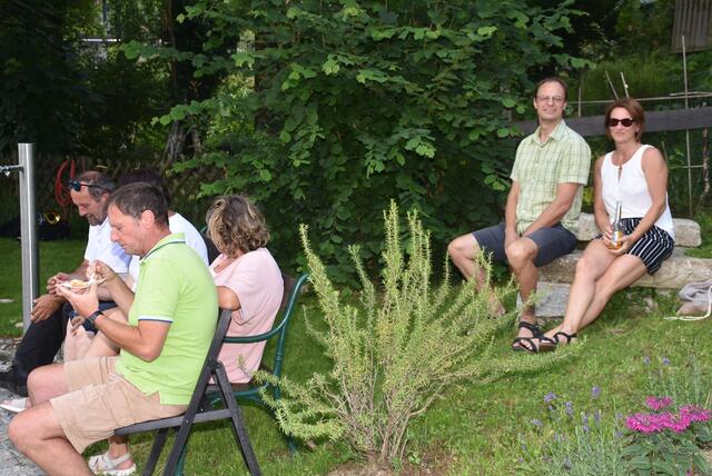 Eröffnung Stadt-Garten Grein am Greiner-Bach. 