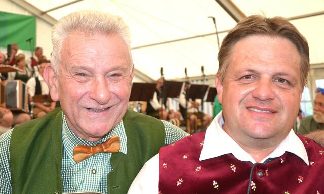 Die Macher des 2ß. Holzstraßen-Kirchtages. Sonnleitner und Altziebler