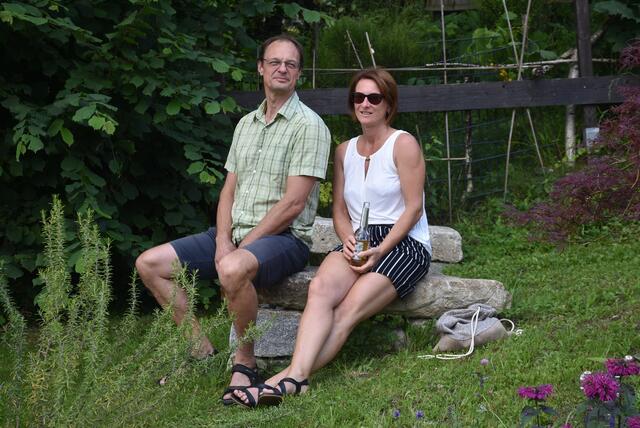 Eröffnung Stadt-Garten Grein am Greiner-Bach. 