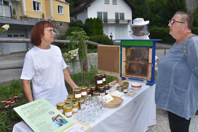 Eröffnung Stadt-Garten Grein am Greiner-Bach. 