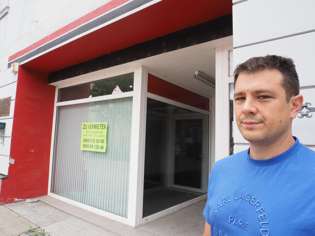 Leerstand: das ehemalige Sport-Geschäft in der Hauptstraße. | Foto: Santrucek