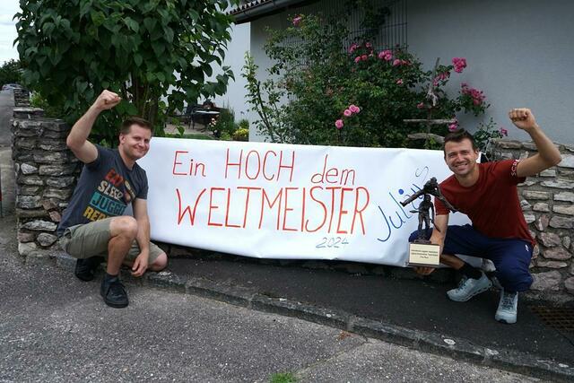 Die Jonglier-Weltmeister Daniel Ledel Schärding und Julius Preu aus Sierning