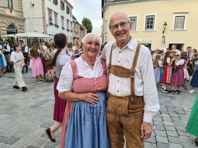 Die Klosterneuburgerin Waltraud Fuchs kam mit Gerd Hofer