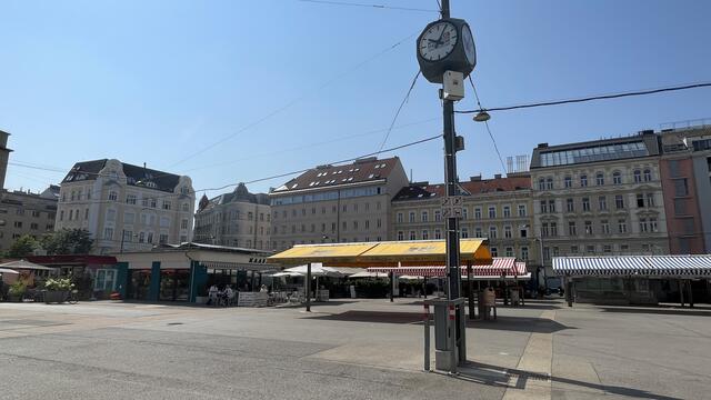 Der Karmelitermarkt ist ein Hitzepol im Bezirk. Ein Anrainer will das ändern und gründete eine Bürgerinitiative. | Foto: Kathrin Klemm/MeinBezirk