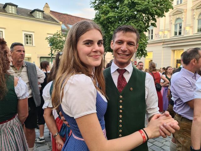 Hartwig Kautz mit der Salzburgerin Gerhild