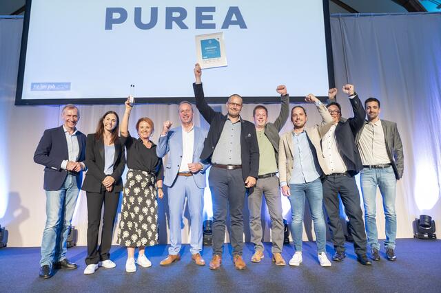 Die Purea Austria GmbH freut sich den "fit-im-job Preis 2024" für ihre betriebliche Gesundheitsförderung.  | Foto: Purea Austria GmbH