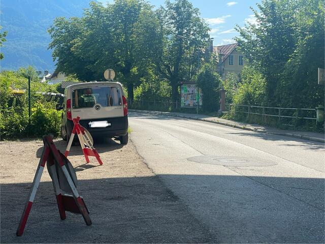 Standort: Ortsteil Steinfeld in der Steinfeldstraße genau unter der Umfahrungsbrücke der B145. Achtung: Hier sind nur 30 km/h erlaubt! | Foto: MeinBezirk.at/Salzkammergut