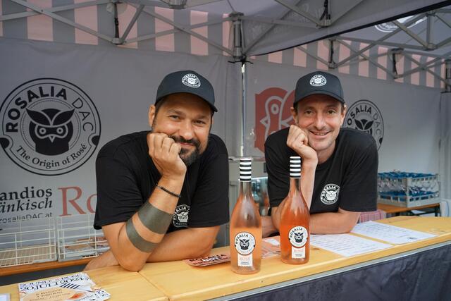 Beim StadtKULINARIUM konnten Weinliebhaber die edlen DAC Rosé und Weine der Rosalia DAC Winzer genießen. | Foto: Stadtgemeinde Mattersburg