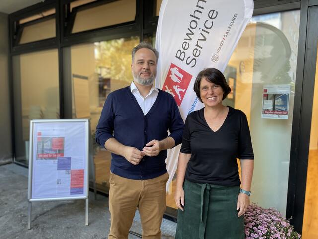 BWS-Koordinator der Stadt Salzburg, Andreas Zwettler und die Leiterin des BWS Elisabeth-Vorstadt, Sigrid Thor.  | Foto: Archivfoto: Lisa Gold