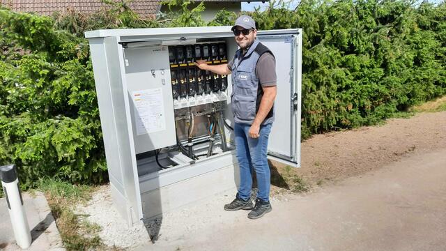 Inbetriebnahme eines der bisher installierten Strangregler. | Foto: KWG