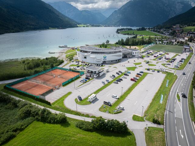 Atoll Achensee - Eben am Achensee - rund 50.000 m². | Foto: Mitja Kobal