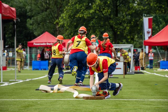 Die Feuerwehrjugend aus dem Bundesland Salzburg zeigte ihr Können beim Landesfeuerwehrjugendleistungsbewerb im Gasteinertal. | Foto: Keidel Thomas