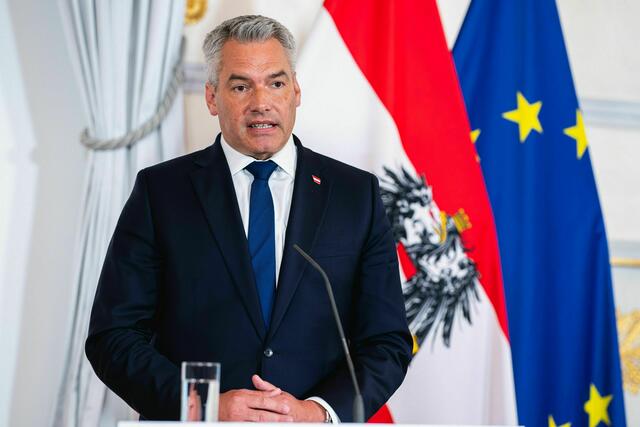 "Innerhalb der EU nicht mehr miteinander zu reden, ist die schlechteste aller Lösungen", so Bundeskanzler Karl Nehammer (ÖVP). | Foto: BKA