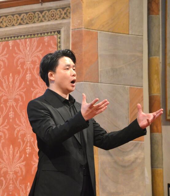 Di Guan singt aus "Simone Boccanegra", Verdi