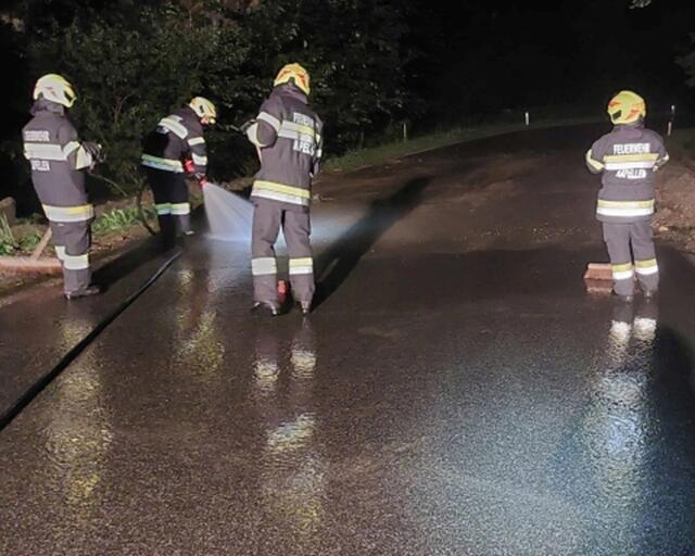 Die Freiwillige Feuerwehr Kapellen im Unwettereinsatz.  | Foto: BFVMZ
