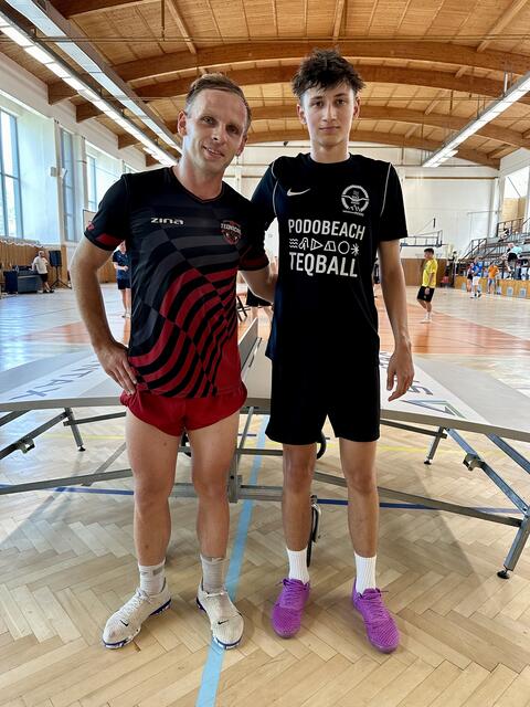 Alexander Hamm trat gegen den amtierenden Weltmeister Adrian Duszak an. | Foto: Roland Hamm