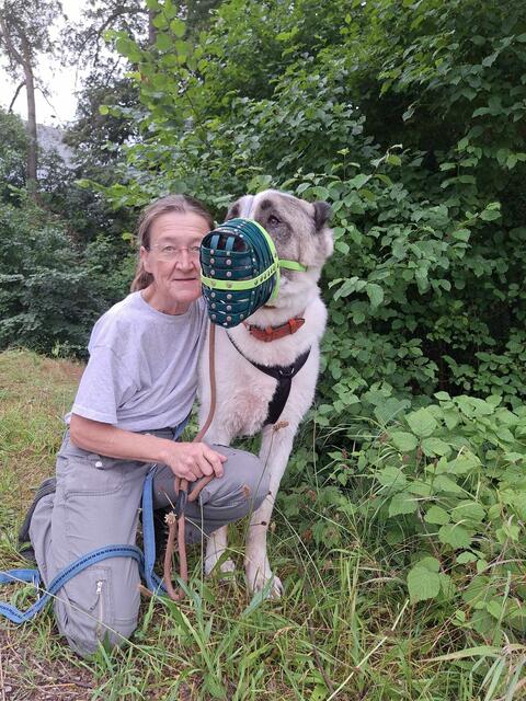 Katharina Migl mit Hund Simba. | Foto: privat