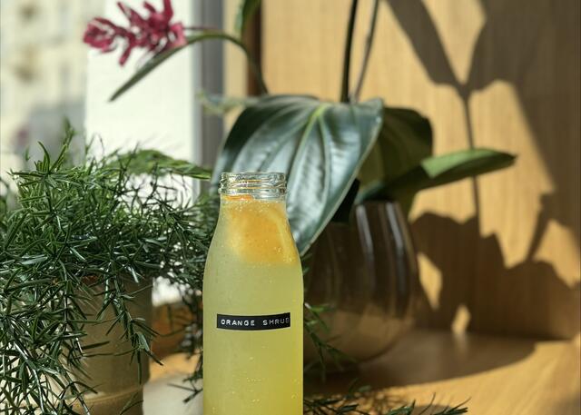Christinas große Empfehlung ist "Orange Shrubs", ein auf Essig basierendes Getränk. | Foto: Das Goldstück