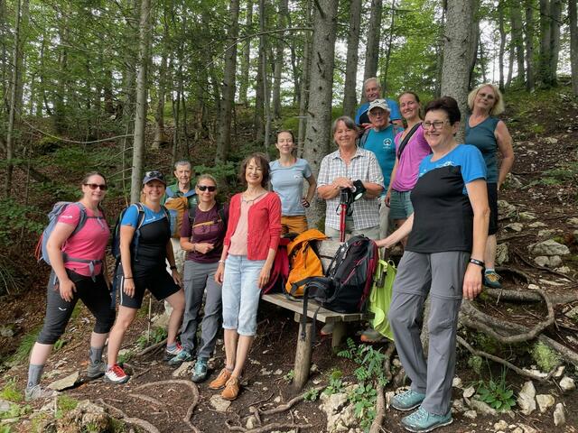 Die Mitglieder des Alpenvereins unternahmen eine schöne Bergtour in Lunz am See.