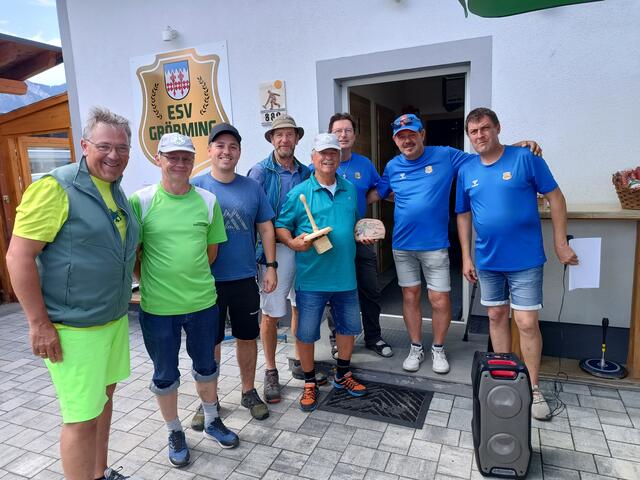 Die Gröbminger Schützen veranstalteten das jährliche Asphaltstockturnier. | Foto: KK