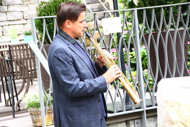 Der aus dem Lavanttal stammende Saxophonspieler Edgar Unterkirchner. | Foto: Martin Schöndorfer, 2024