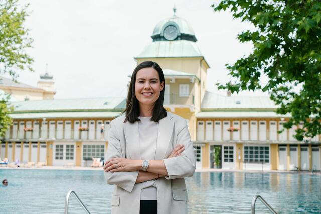 Carina Hochebner, Geschäftsführerin Thermalbad Vöslau. | Foto: Thermalbad Vöslau