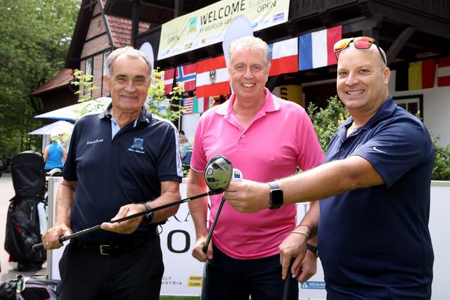 v.l. Franz Wittmann, Joachim Mei (EURAM BANK), Gerhard Frühling Präs-ÖGV  | Foto: GEPA pictures 
