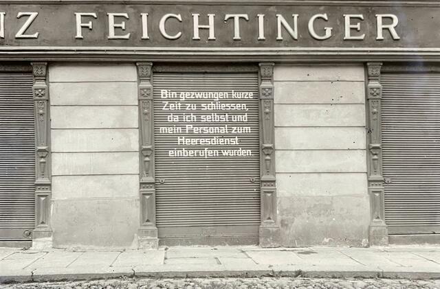 Sowohl Händler als auch Bauern im Bezirk Schärding taten sich schwer, während der Kriegszeit ihre Geschäfte aufrecht zu erhalten, da ihnen Personal fehlte oder sie selbst zum Kriegsdienst einberufen wurden. | Foto: Stadtarchiv Schärding