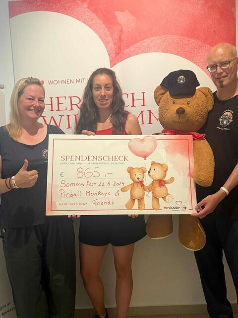 Eine Spendensumme von 865 Euro wurde gesammelt. | Foto: Sport- und Spielverein Multiplayer