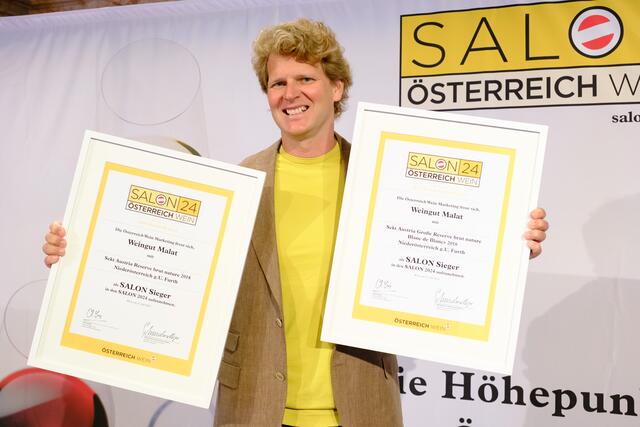 Doppelsieg bei der SALON Verkostung 2024 | Foto: OEWM/Hans Leitner