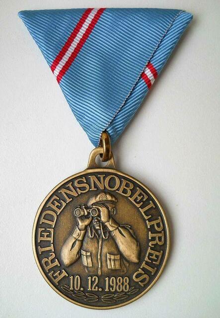 Medaille Friedensnobelpreis | Foto: Peacekeeper/privat