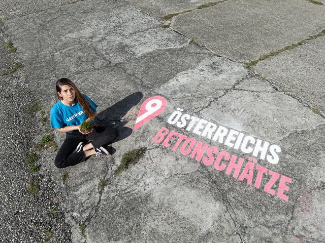Greenpeace sucht aktuell nach Österreichs neun Betonschätzen. | Foto: Mitja Kobal