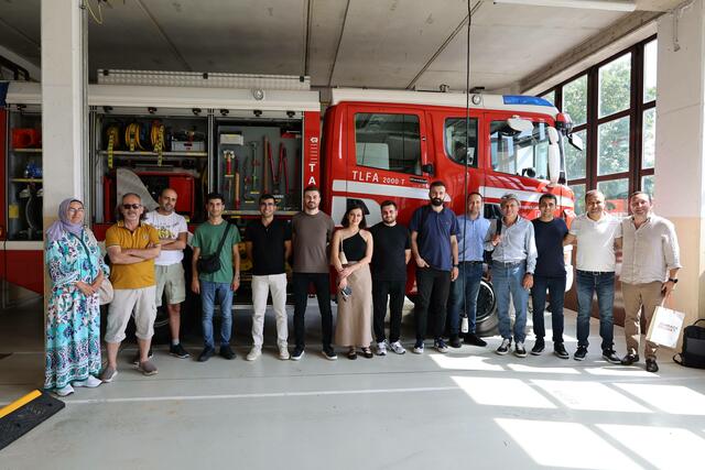 Zwei Delegationen aus Istanbuhl besuchten im Juli die Feuerwehr und zwei Schulen.  | Foto: Stadtgemeinde Klosterneuburg/Edely