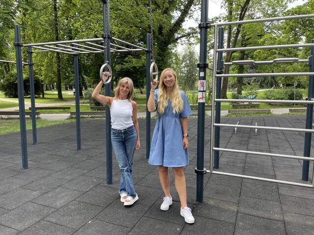Für eine "bewegte Stadt": Sabine Pichler und Julia Zweimüller | Foto: Lisa Gold