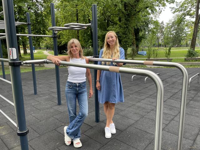 Sabine Pichler und Julia Zweimüller wollen andere für Sport und Bewegung begeistern | Foto: Lisa Gold