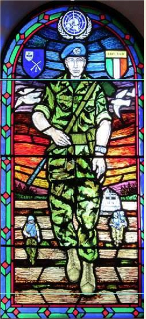 Peacekeeper-Kirchenfenster in Irland | Foto: Peacekeeper/privat