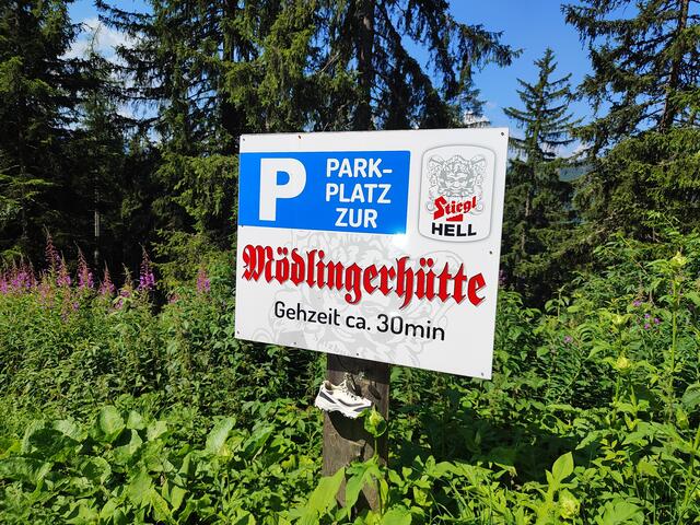 der kürzeste Weg ist vom Ende der Mautstraße vom Parkplatz weg noch eine halbe Stunde (steil)... | Foto: I.Wozonig