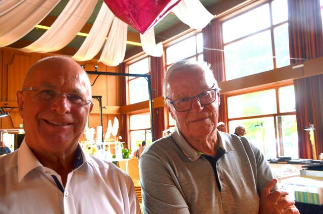 Die Altbürgermeister Martin Hipp und Franz Bucher