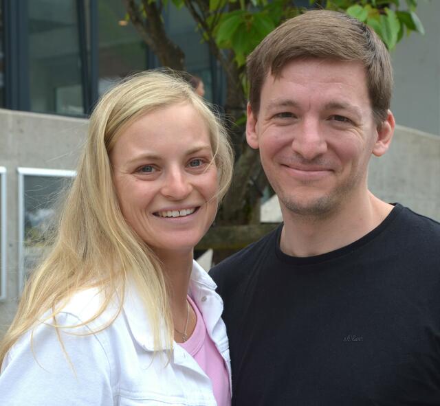 Bürgermeisterstellvertreter Armin Egger mit Partnerin Alice Wagner