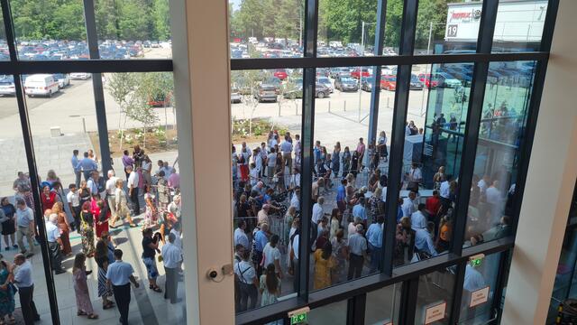 Der tägliche Besucherstrom 
Foto FMZ