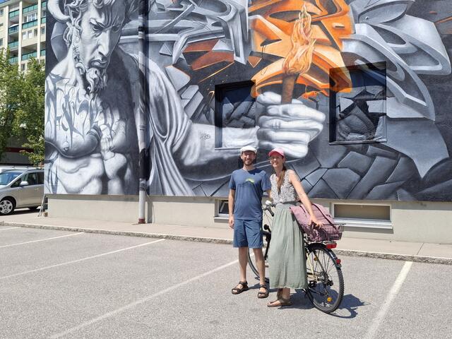 Chris Schachel und Elena Anders aus Graz am Sonntag 